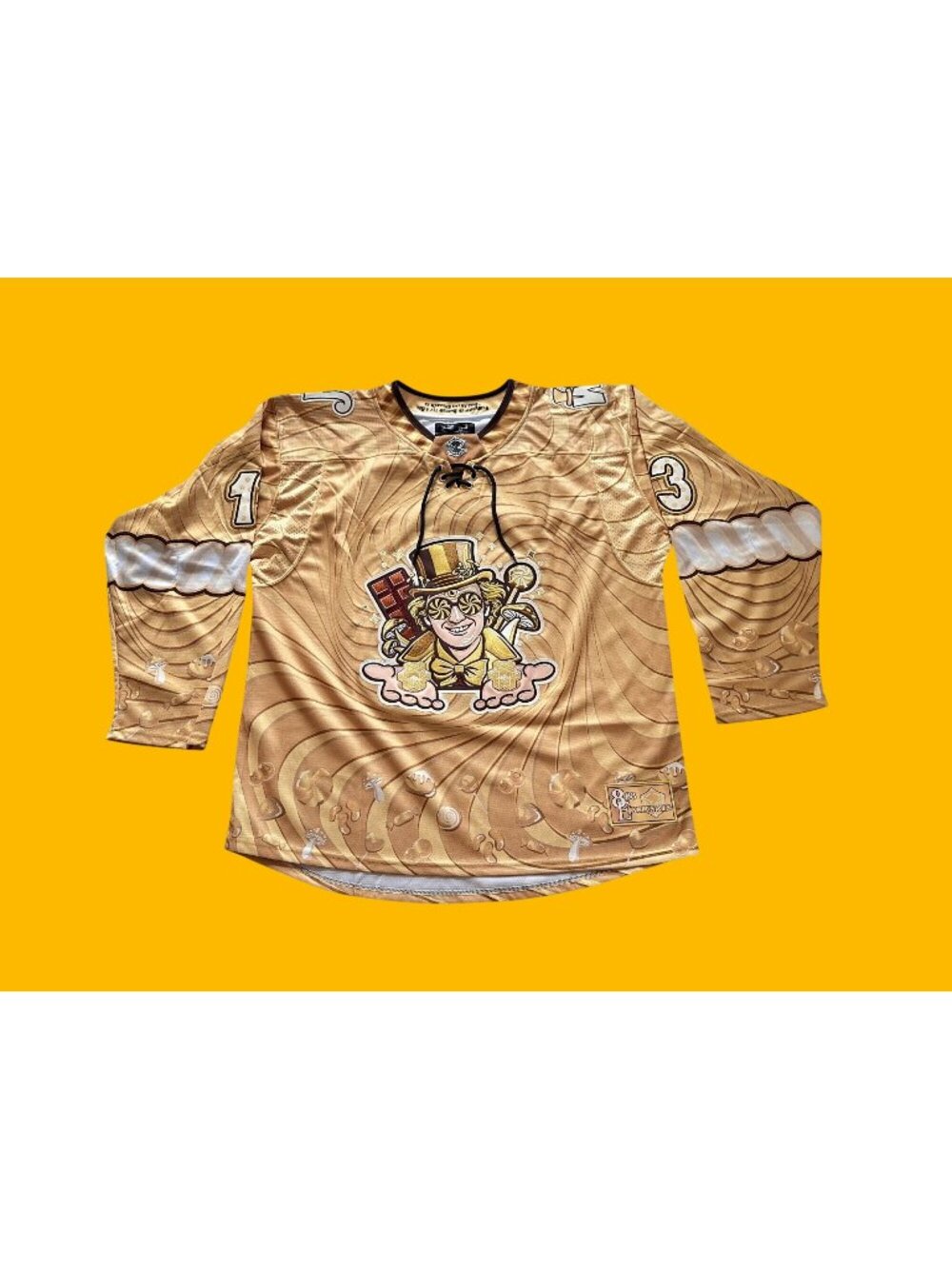 Hockey Jersey "Gold Digger"| Willy Wonka | Golden Ticket | Elev808 EXCLUSIVE NEW